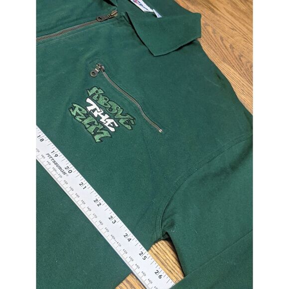 Vintage Reebok Full Zip Sweater Above The Rim Men's XL - Picture 4 of 9